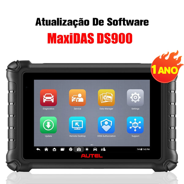 Atualização De Software Autel MaxiDAS DS900 (1 Ano)