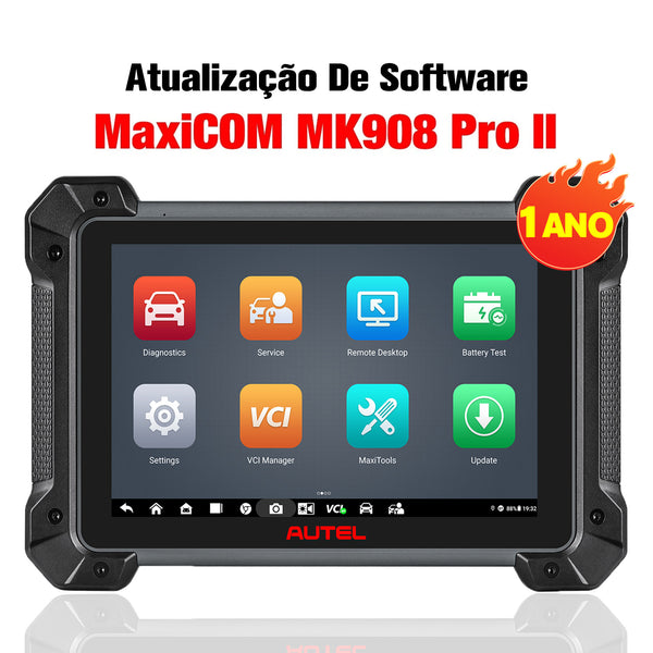 Atualização De Software Autel MaxiCOM MK908 Pro II (1 Ano)