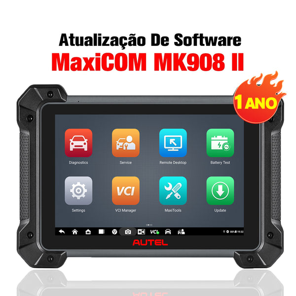 Atualização De Software Autel MaxiCOM MK908 II (1 Ano)