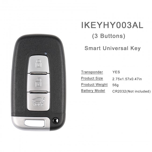 AUTEL IKEYHY003AL Chave de 3b para Hyundai