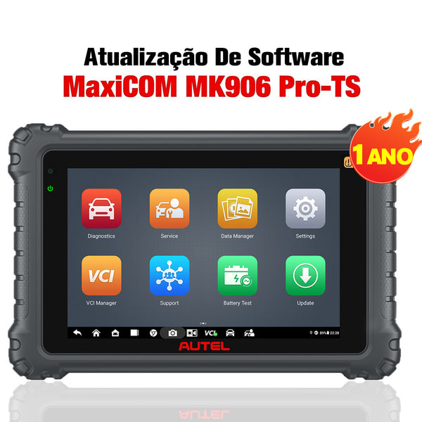 Atualização De Software Autel MaxiCOM MK906 Pro-TS (1 Ano)