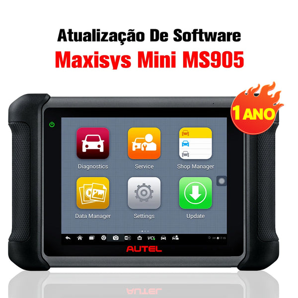 Atualização De Software Autel Maxisys Mini MS905 (1 Ano)
