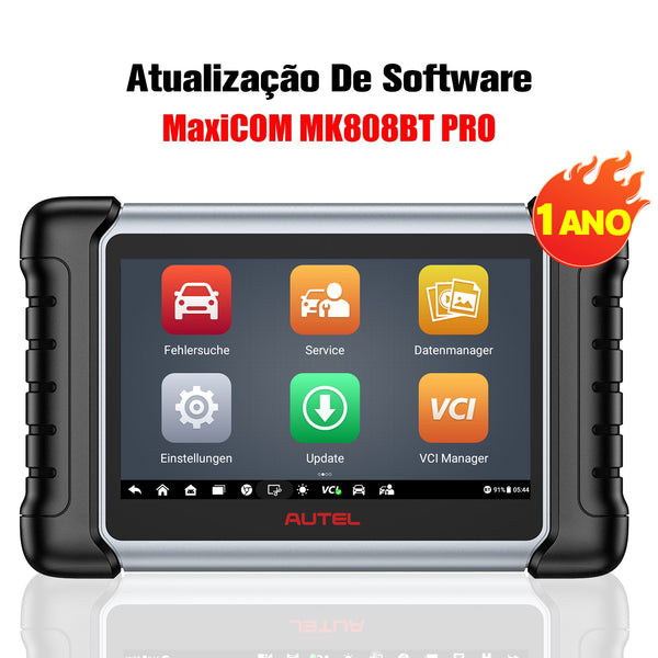Atualização De Software Autel MaxiCOM MK808BT PRO (1 Ano)