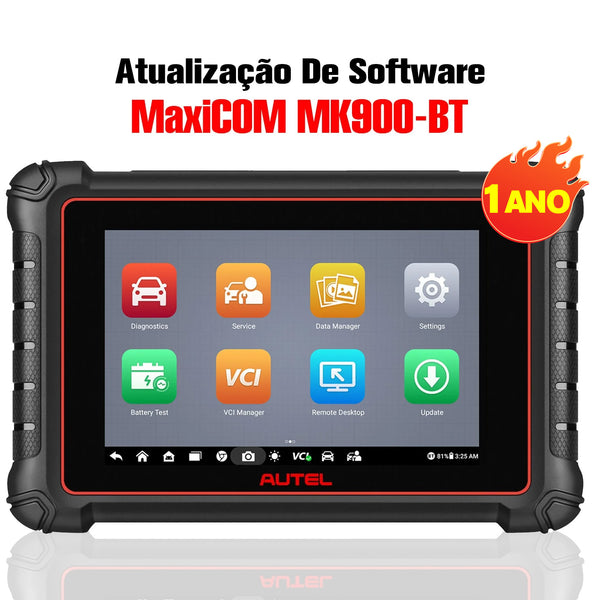 Atualização De Software Autel MaxiCOM MK900-BT (1 Ano)