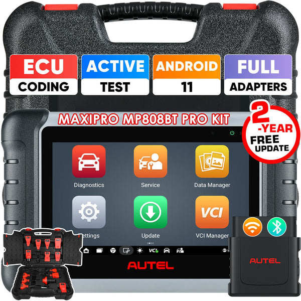 【Atualização Gratuita por 2 Anos】Autel MaxiPRO MP808BT PRO Scanner Diagnóstico Sem Fio Bluetooth