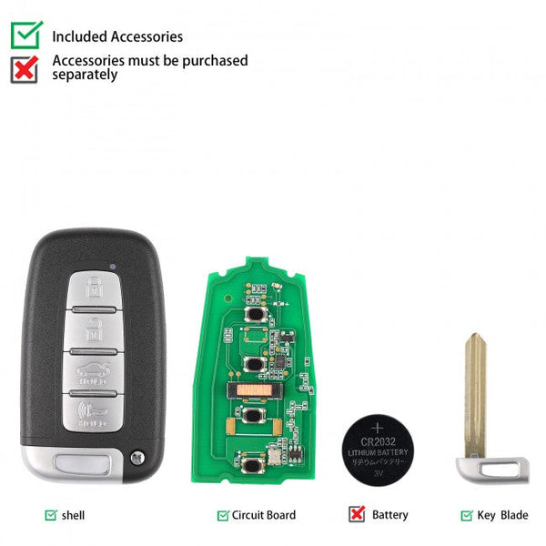 AUTEL IKEYHY004AL Chave universal inteligente de 4b para Hyundai