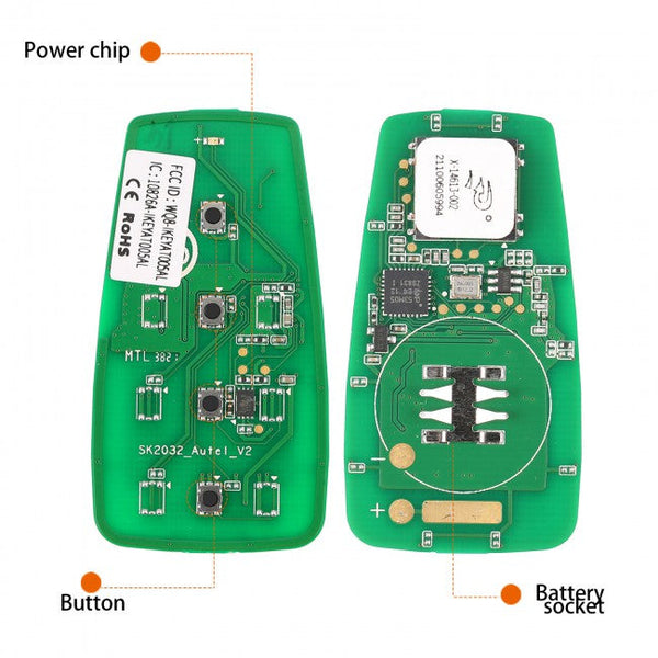 AUTEL IKEYAT004CL Chave Presença Universal - porta-malas