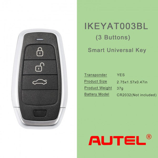 AUTEL IKEYAT003BL Chave independente de 3b