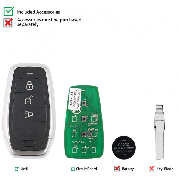 AUTEL IKEYAT003AL Chave independente de 3b