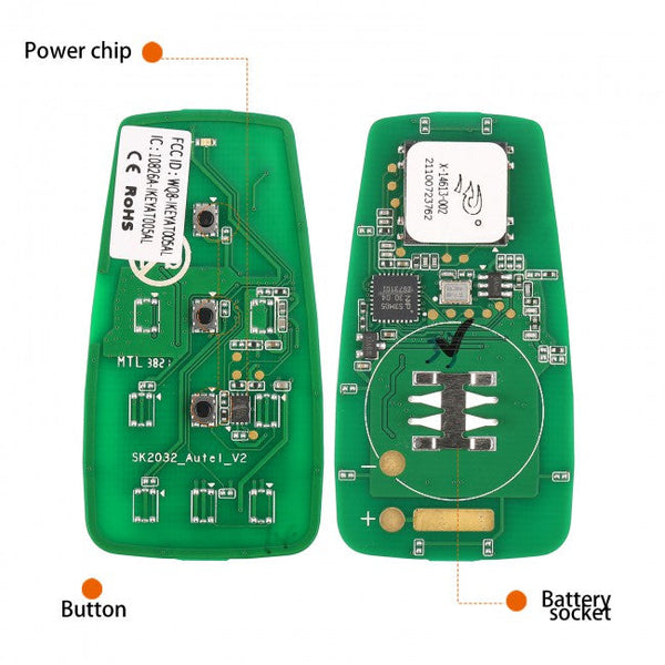 AUTEL IKEYAT003AL Chave independente de 3b