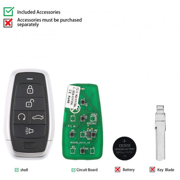 AUTEL IKEYAT005BL Chave Presença universal 5b