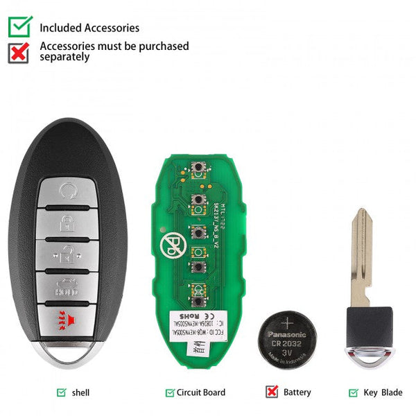 AUTEL IKEYNS005AL Chave de 5b para Nissan