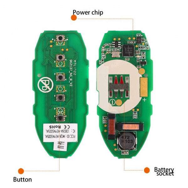 AUTEL IKEYNS005AL Chave de 5b para Nissan