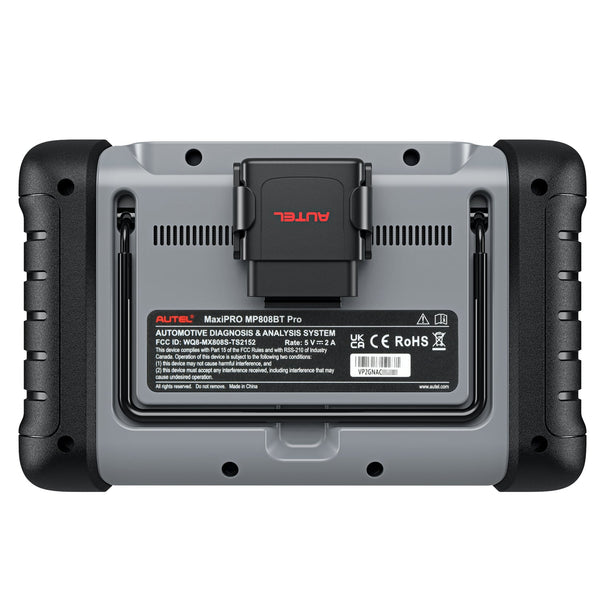 Autel MaxiPRO MP808BT PRO Scanner Back