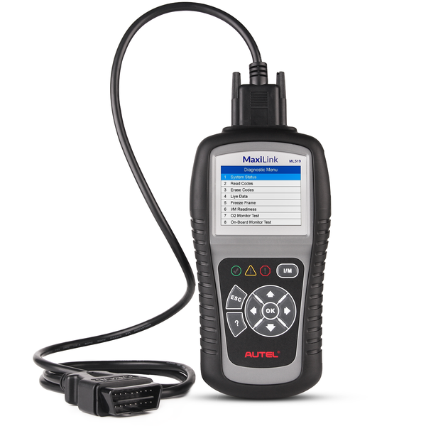 Autel MaxiLink ML519 OBD2 code reader with OBD2 cable