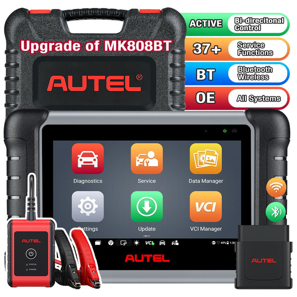 Autel MaxiCOM MK808BT PRO Scanner de Diagnóstico,Bluetooth, Bidirecional,diagnóstico completo de todos os sistemas em nível OE