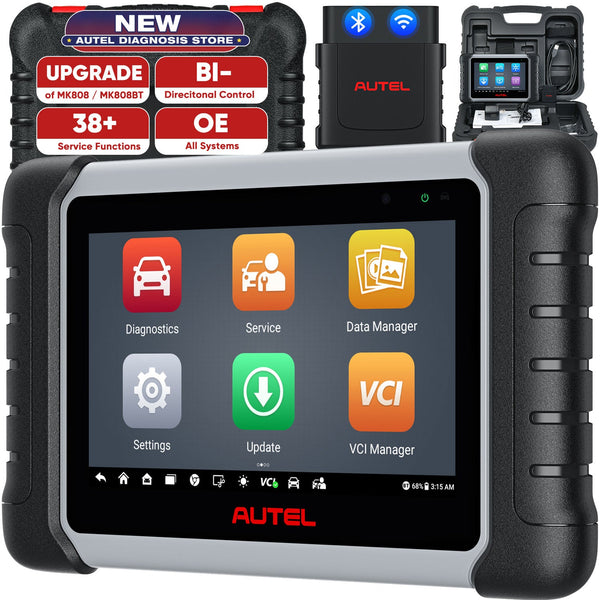 Autel MaxiCOM MK808BT PRO Scanner de Diagnóstico,Bluetooth, Bidirecional,diagnóstico completo de todos os sistemas em nível OE