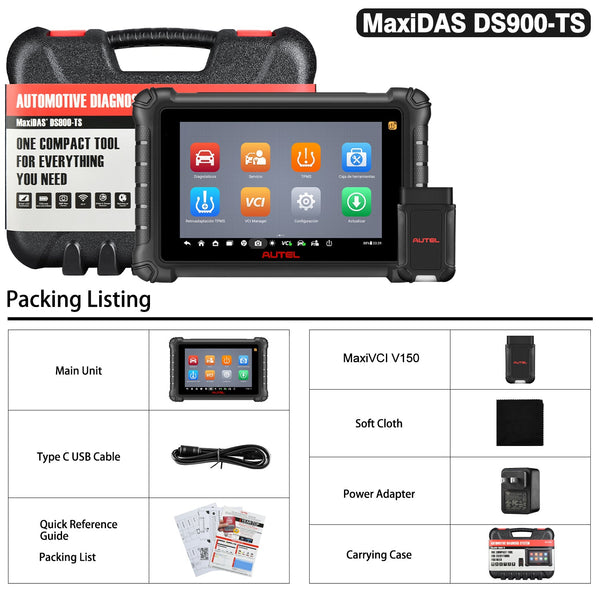 Autel MaxiDAS DS900-TS Diagnóstico Scanner Automotivo