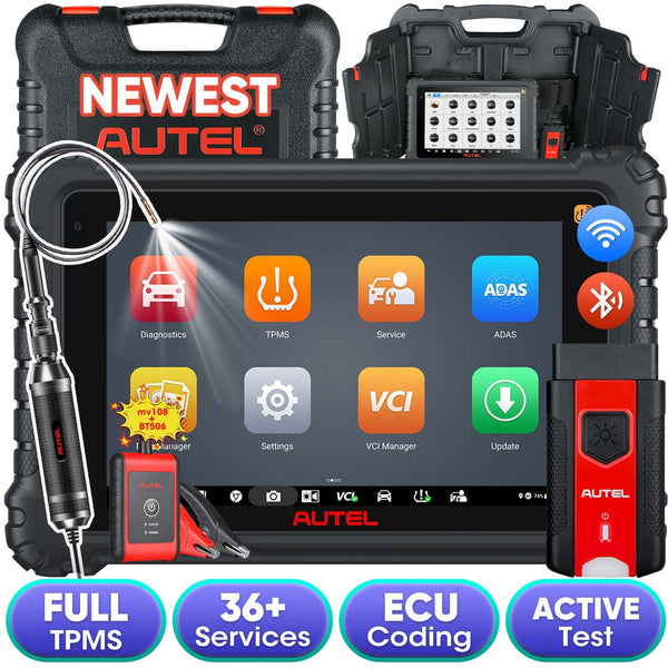Autel Maxisys MS906Pro-TS Diagnóstico Scanner Automotivo Profissional com TPMS completo,diagnóstico 3× mais rápido