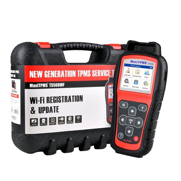 Autel MaxiTPMS TS508WF TPMS Ferramenta de programação WiFi TPMS + 4 MX-Sensors