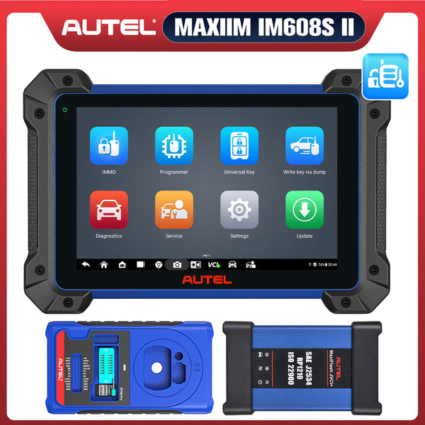 Autel MaxiIM IM608S II / IM608 PRO II Programador De Chaves para 98% dos veículos, com 36+ funções