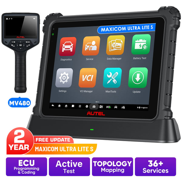 【2 Anos de Atualização Gratuita】Autel MaxiCOM Ultra Lite S Scanner Automotivo Programação
