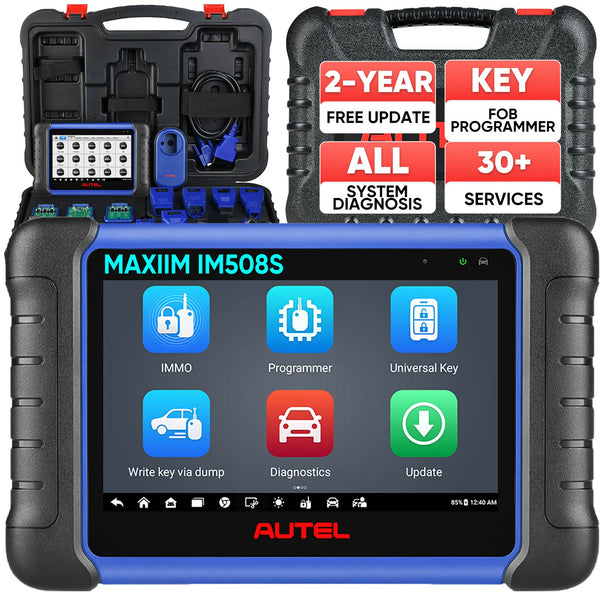 【2 Anos de Atualização Grátis】Autel MaxiIM IM508S Programador de Chaves Automotivas com XP200 com diagnóstico avançado