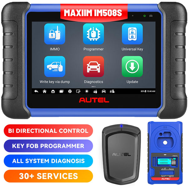 【2 Anos de Atualização Grátis】Autel MaxiIM IM508S Programador de Chaves Automotivas com XP200 com diagnóstico avançado