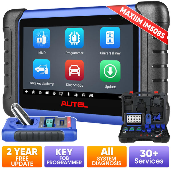 【2 Anos de Atualização Grátis】Autel MaxiIM IM508S Programador de Chaves Automotivas com XP200 com diagnóstico avançado