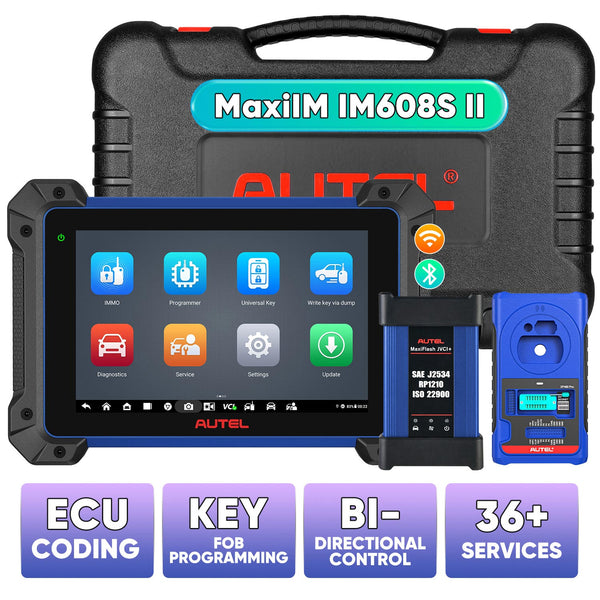 Autel MaxiIM IM608S II / IM608 PRO II Programador De Chaves para 98% dos veículos, com 36+ funções