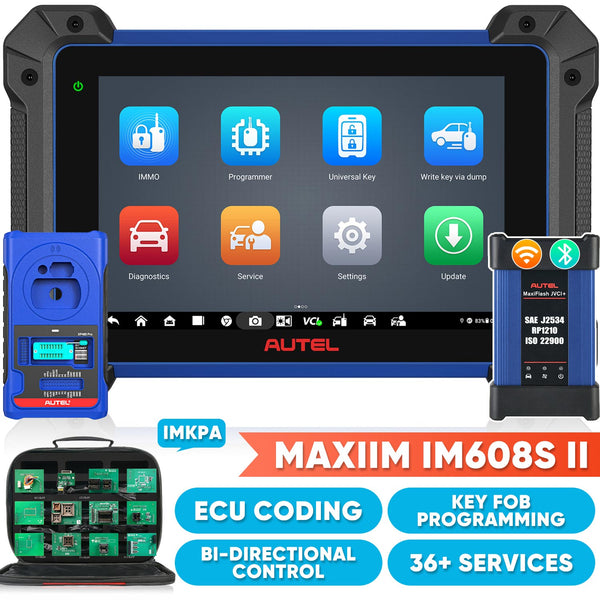 Autel MaxiIM IM608S II / IM608 PRO II Programador De Chaves para 98% dos veículos, com 36+ funções