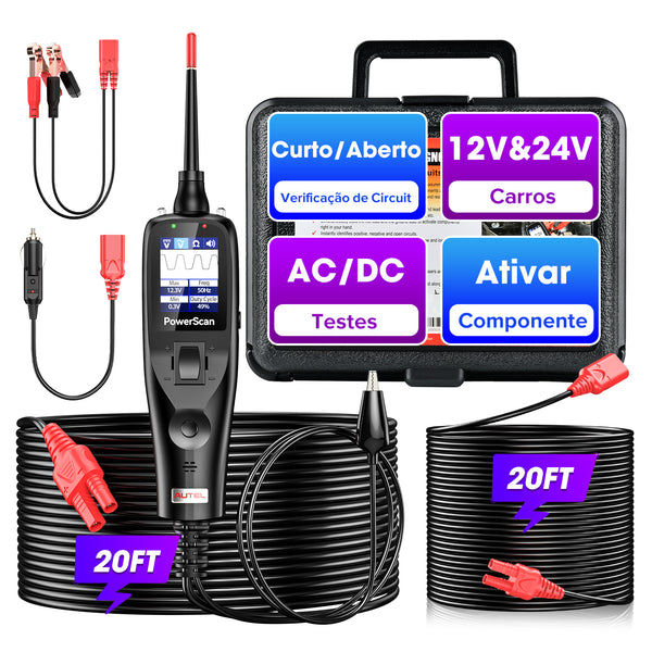 [Envio em 1 dia] Autel PowerScan PS100 Caneta De Testes Elétricos Automotivo