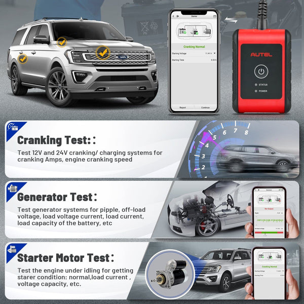 Autel MaxiBAS BT508 Testador De Baterias Bluetooth